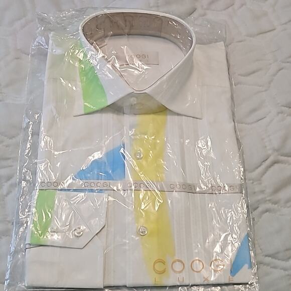 New Coogi Luxe Men's button up shirt M/40/15 - Picture 2 of 6